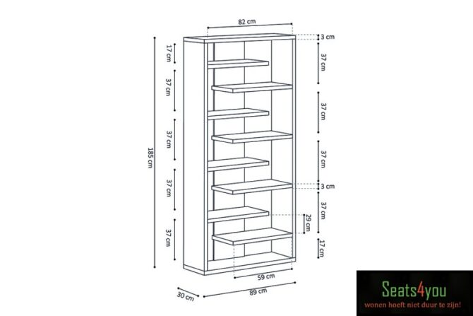 Room divider Remi sonoma